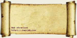 Hana Bakrač vizit kartica